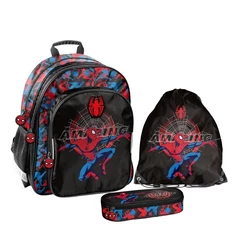 Pókemberes iskolatáska szett ovális tolltartóval - Amazing Spiderman (SP26CC-090-1-szett)