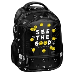 Smiley ergonomikus iskolatáska, hátizsák - 2 rekeszes - See the Good (SM25LU-260)