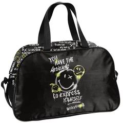 Smiley sporttáska - Black (SM25LT-074)