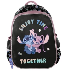 Stitch ergonomikus iskolatáska - 2 rekeszes - Enjoy Time (DS25AA-565)