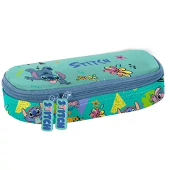 Stitch ovális tolltartó - Mint hawaii (DS25DD-013)