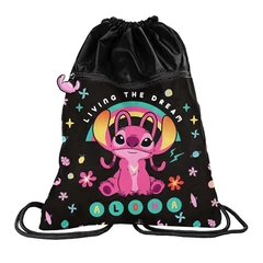 Paso - Stitch zsinóros hátizsák, tornazsák - Stay Cool (DS23TT-713)