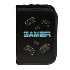 Videójátékos kihajtható tolltartó - Gamer (PP26GM-P001BW)