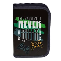Videójátékos kihajtható tolltartó - Never Quit (PP26GQ-P001BW)