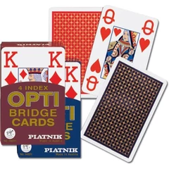 Piatnik - Indexes Opti Bridzs kártya 55 lapos (140211)