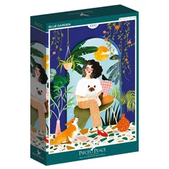 Pieces &amp; Peace 1000 db-os puzzle - Blue Garden (0002)