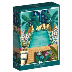 Pieces &amp; Peace 1000 db-os puzzle - Blue Riad (0008)