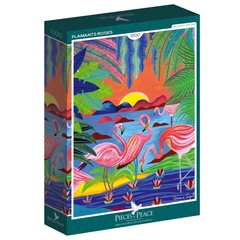 Pieces &amp; Peace 1000 db-os puzzle - Flamants Roses (0013)
