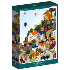 Pieces &amp; Peace 1000 db-os puzzle - Forest City (0012)
