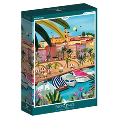 Pieces &amp; Peace 1000 db-os puzzle - Menton (0009)