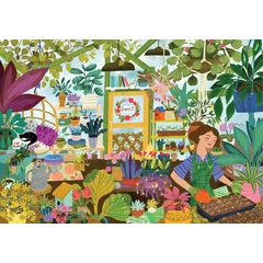 Pieces &amp; Peace 1000 db-os puzzle - My Happy Place is in the Greenhouse (0188)