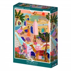 Pieces &amp; Peace 1000 db-os puzzle - Nubian Village (0135)