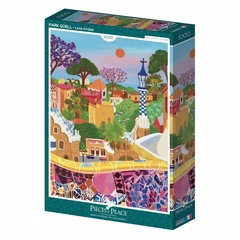 Pieces &amp; Peace 1000 db-os puzzle - Park Güell (0137)