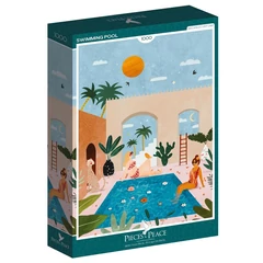 Pieces &amp; Peace 1000 db-os puzzle - Swimming Pool (0001)