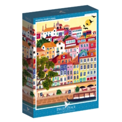 Pieces &amp; Peace 1500 db-os puzzle - Porto - Portugal (0042)