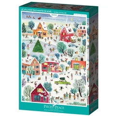 Pieces &amp; Peace 2000 db-os puzzle - Le Village Enchante de Noel (0177)