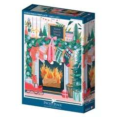 Pieces &amp; Peace 500 db-os puzzle - Christmas Fireplace (0118)