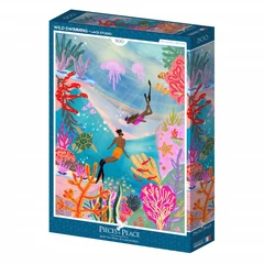 Pieces &amp; Peace 500 db-os puzzle - Wild Swimming (0134)