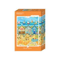 Pieces &amp; Peace 96 db-os Mini puzzle - Mini Beach Huts (0310)