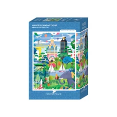 Pieces &amp; Peace 96 db-os Mini puzzle - Nantes Fantastique (0309)