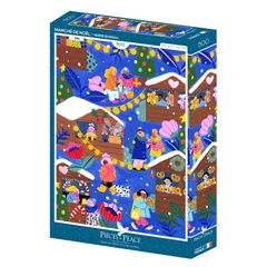 Pieces &amp; Peace 500 db-os puzzle - Christmas Market (0130)