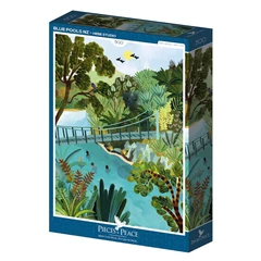 Pieces &amp; Peace 500 db-os puzzle - Blue Pools NZ (0064)