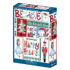 Pieces &amp; Peace 500 db-os puzzle - Christmas Collage (0145)