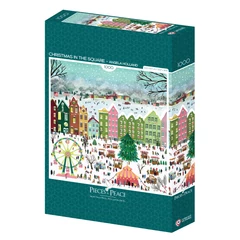 Pieces &amp; Peace 1000 db-os puzzle - Christmas in the Square (0174)