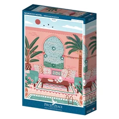 Pieces &amp; Peace 500 db-os puzzle - Morocco hotel (0109)