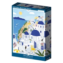Pieces &amp; Peace 500 db-os puzzle - Santorini (0094)