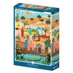 Pieces &amp; Peace 500 db-os puzzle - The Nubian Village (0162)