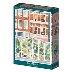 Pieces &amp; Peace 1000 db-os puzzle - Amsterdam Flower Market (0081)