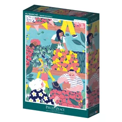 Pieces &amp; Peace 1000 db-os puzzle - Au Marché (0086)