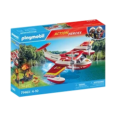 Playmobil City Action - Tűzoltórepülő oltó funkcióval játékszett (71463)