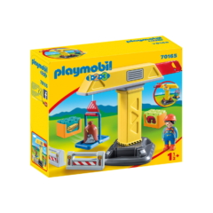 Playmobil 1.2.3 - Építési daru játékszett