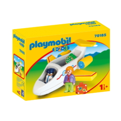 Playmobil 1.2.3 - Utasszállító kisrepülőgép játékszett