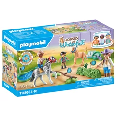 Playmobil 71495 Horses of Waterfall Póni verseny játékszett
