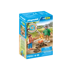 Playmobil 71513 My Life Tábortűz pillecukorral játékszett