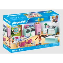 Playmobil 71608 My Life Konyha étkezővel játékszett