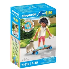 Playmobil 71612 My Life Fiú kutyussal játékszett
