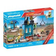 Playmobil 71650 Action Heroes Építkezés játékszett