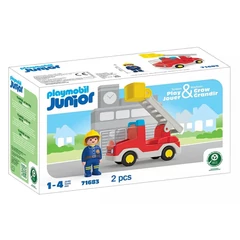 Playmobil 71683 Junior Tűzoltásra készülök játékszett