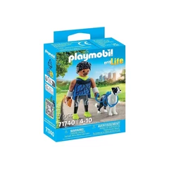 Playmobil 71740 My Life Kocogó srác border collie-val