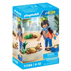 Playmobil 71748 My Life Teknős terrárium játékszett