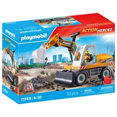 Playmobil 71749 Action Heroes Nagy kotró munkagép