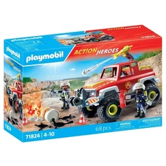 Playmobil 71824 Action Heroes Tűzoltó dzsip vízágyúval játékszett