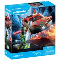 Playmobil 71832 Action Heroes Hős járművel játékszett