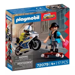 Playmobil 72079 City Action Motoros üldözés játékszett