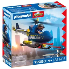 Playmobil 72080 City Action Rendőrhelikopter radarral játékszett