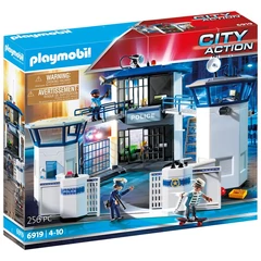 Playmobil City Action - Rendőr-főkapitányság cellákkal játékszett